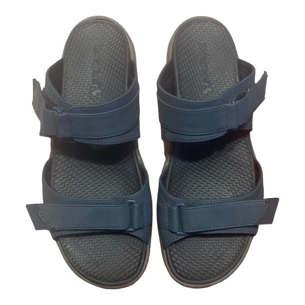 BareTraps Navy Double-Strap Women’s Sandals